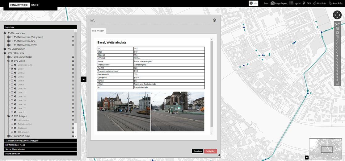 BINARYCUBE GMBH - Rüchligweg 55 - 4125 Riehen – Basel  - Schweiz // Vollumfängliche Informatiklösungen / ERP / CRM / Applikationen / Datenbanken / Konzeptionierung / Gesamt-Koordinationen / Erhaltungsplanung / Ingenieurwesen / Netzwerk / Software-Entwicklung / Schulungen / Projektportfolio / Infrastruktur-Koordination / GIS / Schnittstellen und weiteres